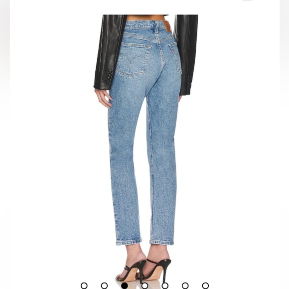 Levi's Premium 501 Straight Jeans in Hollow Days Medium Wash Size 28 L 32" - Picture 5 of 14